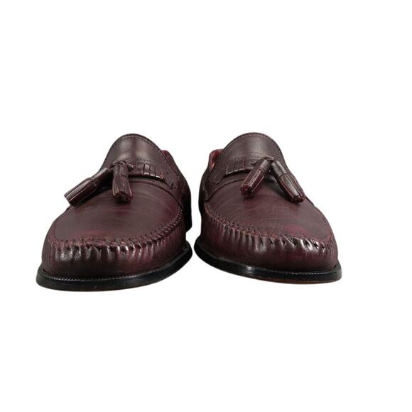 Stamati Mastroianni Shoes Mens 10 Tassel Loafers Moccasin Leather Classic Brown main image 9